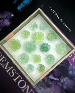 HOA HỒNG ĐÁ PREHNITE TỰ NHIÊN
