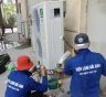 Điện lạnh Hải Anh lắp đặt điều hòa tủ đứng tại Nghệ An