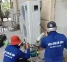 Điện lạnh Hải Anh lắp đặt điều hòa tủ đứng tại Nghệ An
