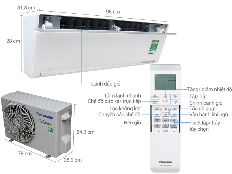 Điều hòa Panasonic CU/CS-YZ18SKH-8/ 18000BTU