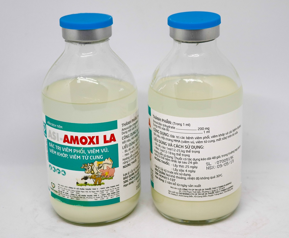 ASI - AMOXI LA 250 ML 20% (20ml/100m)