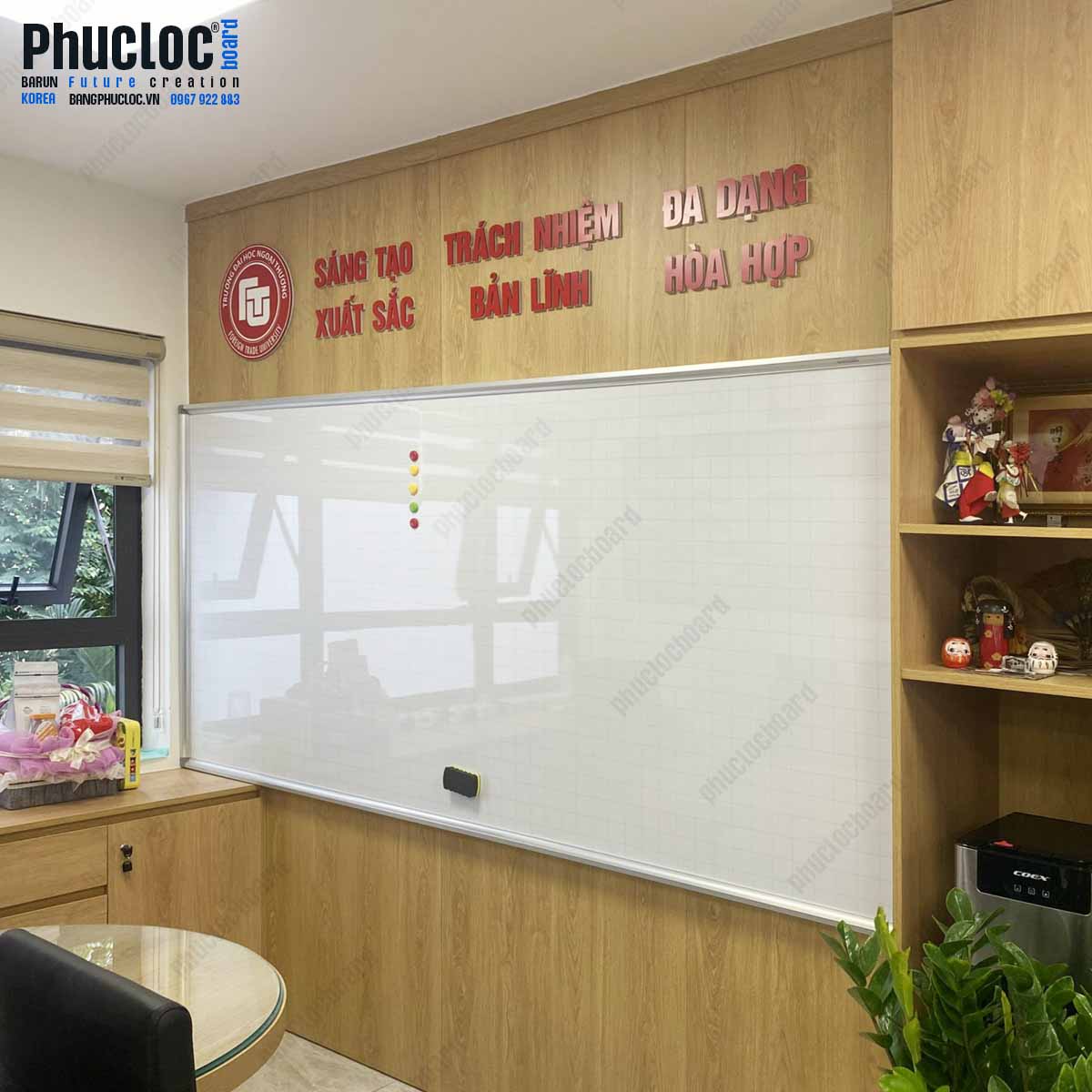 Bảng Từ Trắng Treo Tường Hàn Quốc (Barun Korea Premium)