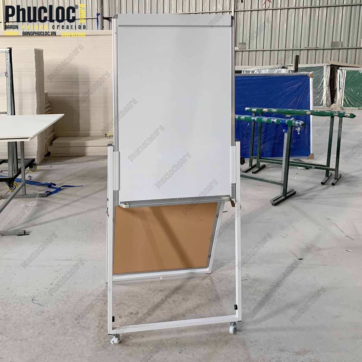 Bảng Flipchart Chân Gấp Hai Mặt