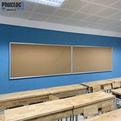 Bảng Ghim Lie Bần Khung Nhôm