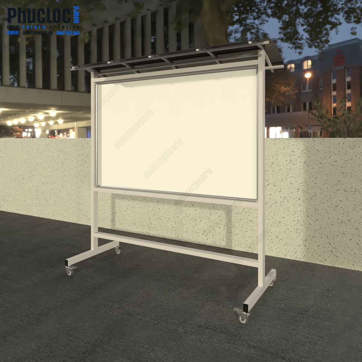 Bảng Thông Tin Có Mái Che Di Động