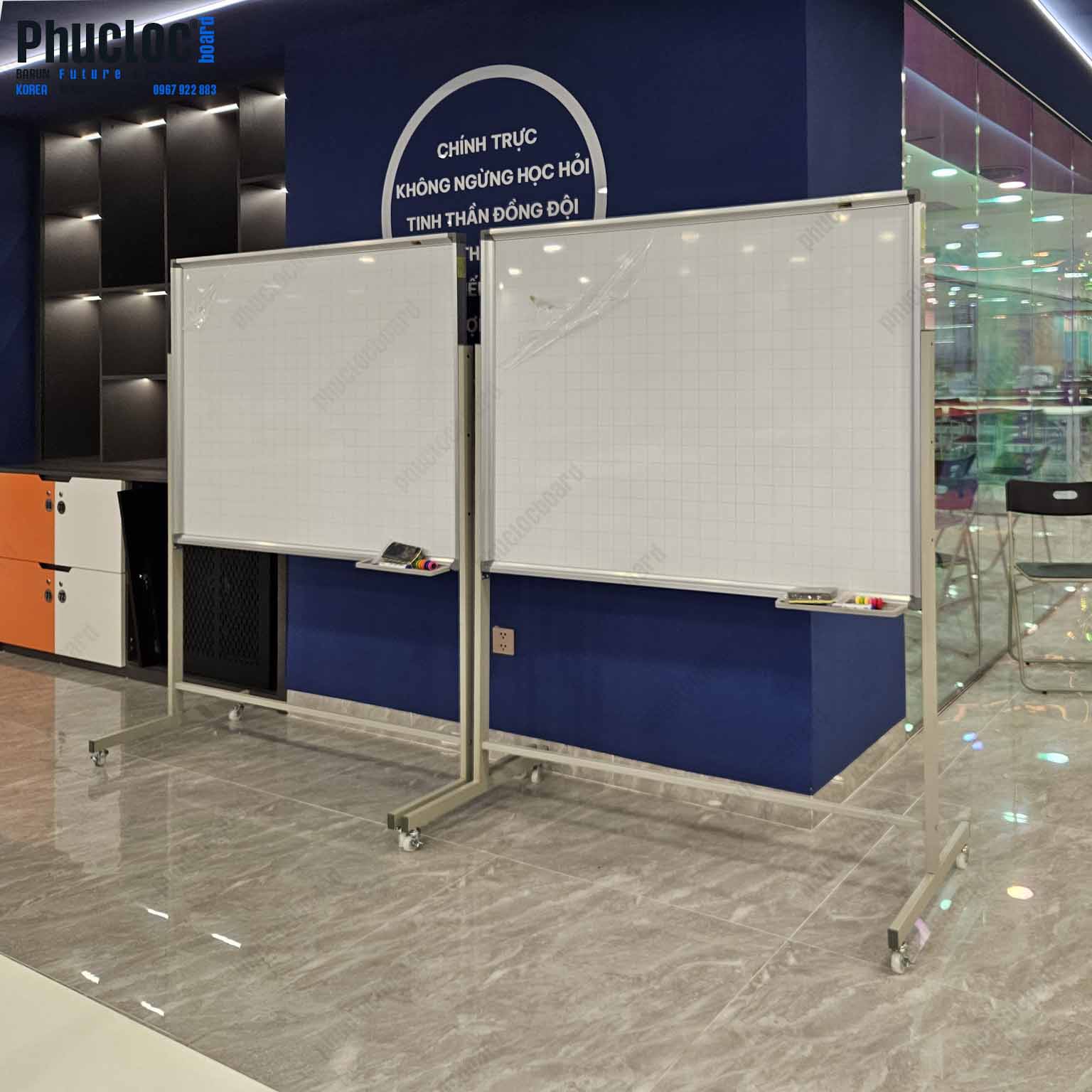 Bảng Trắng Có Chân KT 1000x1200mm