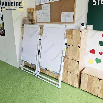 Bảng Trắng Có Chân Xếp Gọn