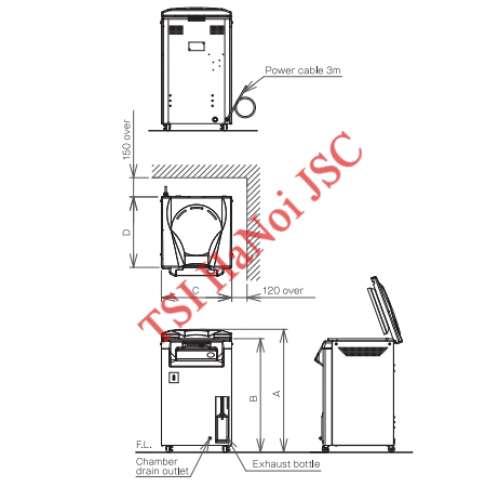 Nồi hấp tiệt trùng tự động CL-40L (sử dụng trong phòng thí nghiệm) 1