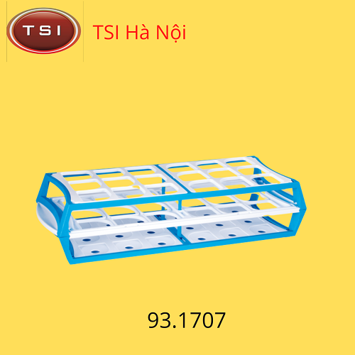 Giá nhựa đựng ống ly tâm 18 lỗ- 93.1707