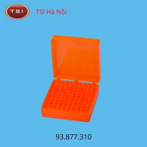 Hộp lưu mẫu 100 vị trí màu cam - 93.877.310