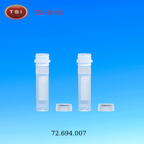 Ống cryo lưu mẫu  nắp riêng túi  2ml- 72.694.007