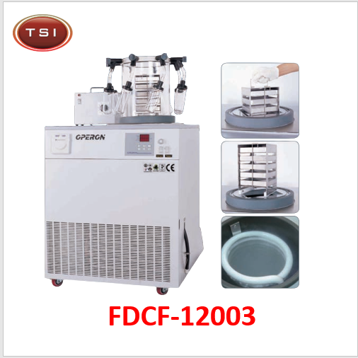 Máy đông khô dung môi hữu cơ dạng đứng -120°C FDCF-12003 Operon