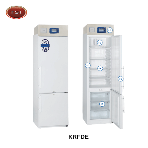 Tủ âm sâu dạng đứng -20 °C 380 lít KW KRFDE