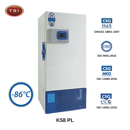 Tủ đông sâu dạng đứng -50 ° C đến -86 ° C K58PL