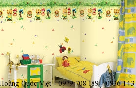 GIẤY DÁN TƯỜNG TRẺ EM
