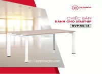 CHIẾC BÀN ĐƠN GIẢN CHO VĂN PHÒNG START-UP.