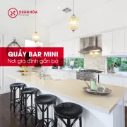 Quầy bar mini- Nơi gia đình gắn bó
