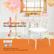 Ghế phòng tiệc CHIAVARI cho không gian khiêm tốn (GS-11-10 thân đốt trúc)