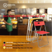 Bạn chọn chất liệu gì cho ghế café?