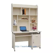 Bàn học liền giá sách tại nhà cho trẻ