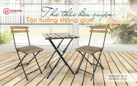 Thư thái hòa quyện- Tận hưởng không gian