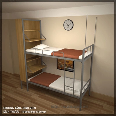 Giường tầng sinh viên GI-02-VH-01