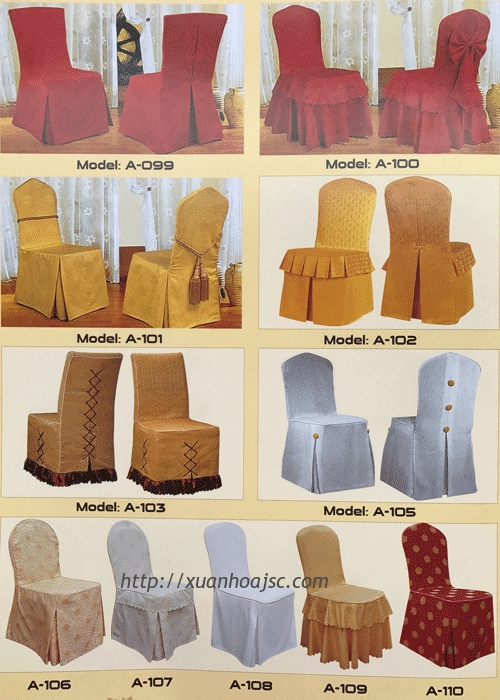 Vải chùm ghế (Áo ghế)