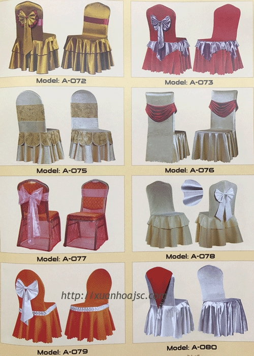 Vải chùm ghế (Áo ghế) - 2