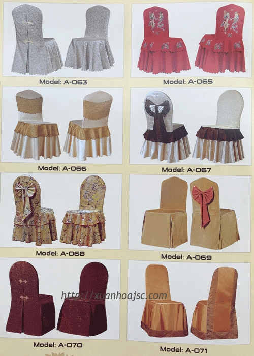 Vải chùm ghế (Áo ghế) - 3