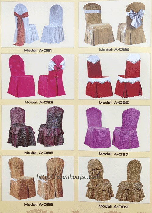 Vải chùm ghế (Áo ghế) - 5