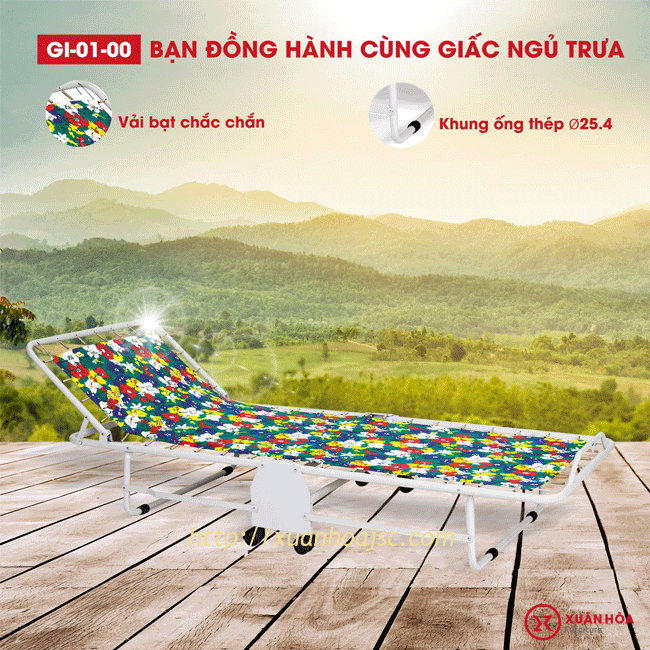 Giường bạt gấp Gi-01-00