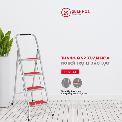 Thang gấp 4 bậc TH-01-04