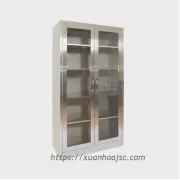 Tủ kính inox lưu trữ vật tư tiêu hao  TBV-01-03