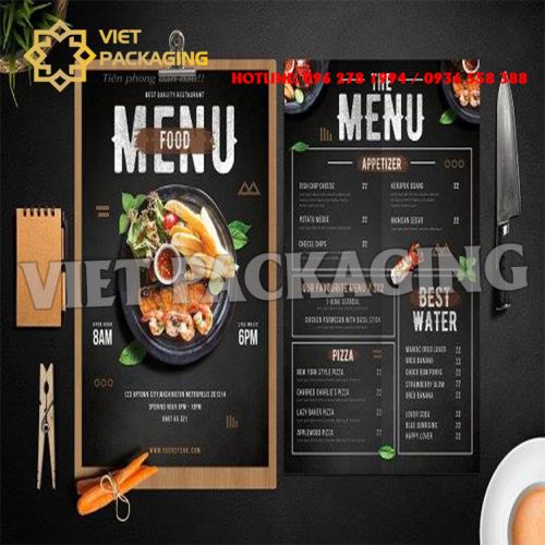 In Menu Giá Rẻ Tại HÀ Nội