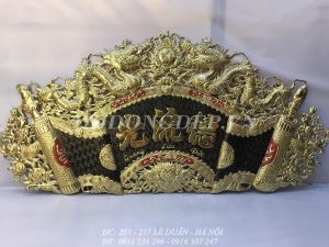 MẪU CUỐN THƯ, CÂU ĐỐI - ĐỒNG VÀNG