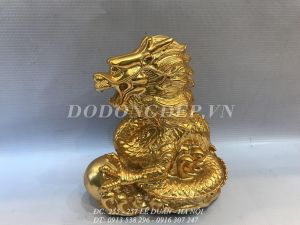 TƯỢNG RỒNG NHẢ NGỌC - MẠ VÀNG