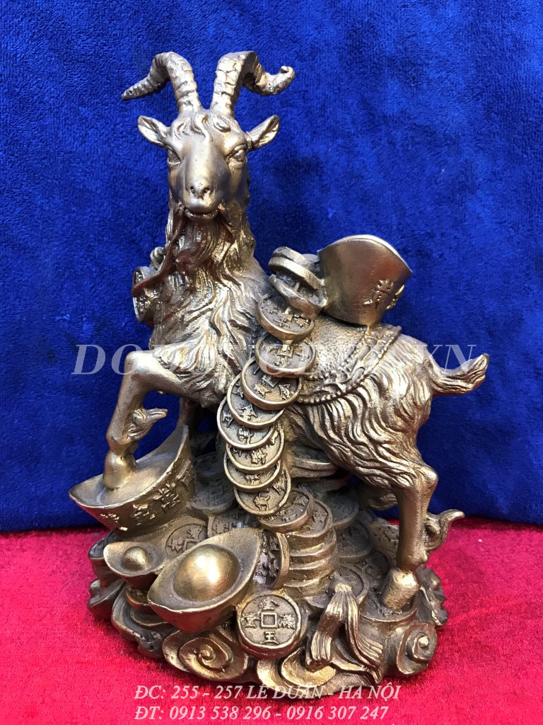 TƯỢNG DÊ CÕNG XÂU TIỀN, ĐĨNH VÀNG