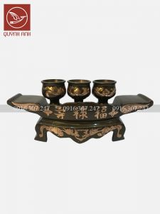 Bộ Ngai Đồng 3 Chén