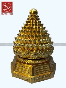 Tháp Đĩnh Tiền - Dát Vàng 24k