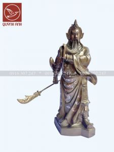 Tượng Quan Công Khảm Tam Khí  - Mẫu 1