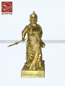 Tượng Quan Công Đồng Vàng