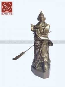 Tượng Quan Công Khảm Tam Khí  - Mẫu 2