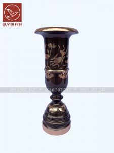 Ống Hương Đồng Đánh Màu - Mẫu 1
