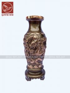 Lộc Bình Đồng Đánh Màu - Mẫu 2