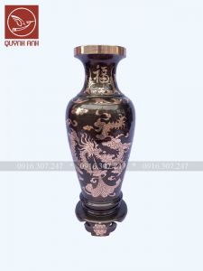 Lộc Bình Đồng Đánh Màu - Mẫu 1