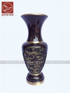 Lọ Hoa Đồng - Sơn Màu Giả Cổ