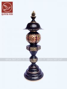 Đèn Đồng Mạ Màu Giả Cổ - Mẫu 3