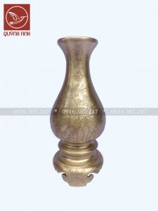 Lọ Hoa Đồng Vàng - Mẫu 2