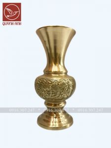 Lọ Hoa Đồng Vàng - Mẫu 6