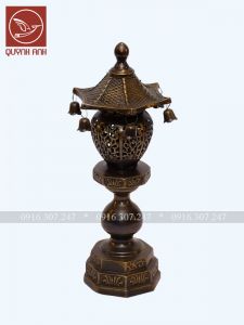 Đèn Đồng Mạ Màu Giả Cổ - Mẫu 2